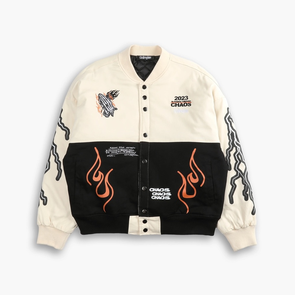 Civil Regime NEW Pray for Us Racing Jacket
